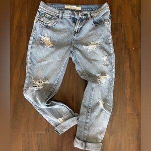 Mid rise jeans, brandy Melville, size 28